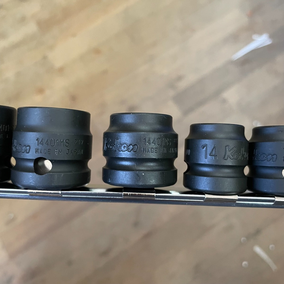 Koken 1/2" Drive Thin Wall 6 Point Impact 10MM-27MM Socket Set (RS14401MS/10)