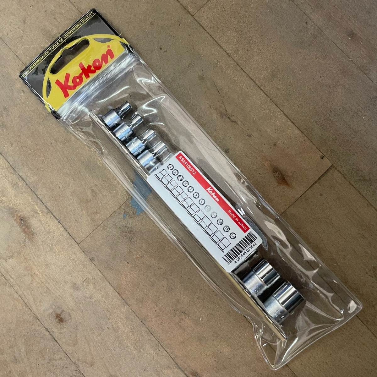 Koken 1/4" Drive 4MM-14MM Surface Drive Socket Set (RS2410M/12)