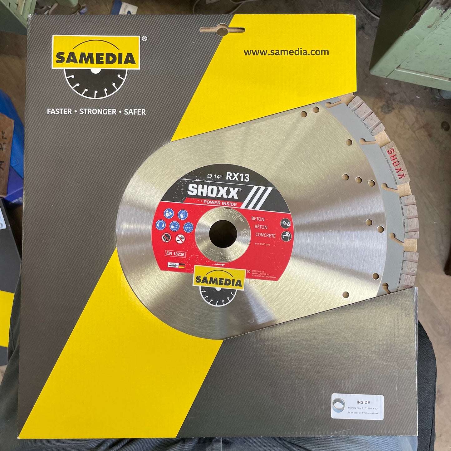 Samedia SHOXX Diamond Blade 14 x .118" x 1" (510529)