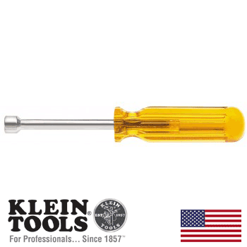 Klein 1/2" Hollow-Shank Nut Driver - 3" Shank (S16)