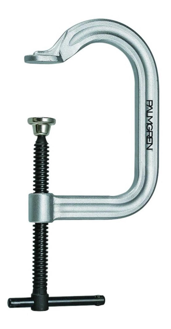 Palmgren C Clamp 0-10" Regular Duty - Square Throat 3600 lbs (9629140)