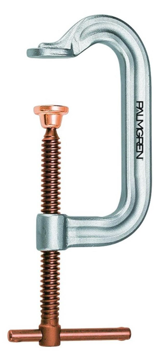 Palmgren C Clamp 0-8" Regular Duty - Deep Throat 4900 lbs (9629158)