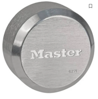 MasterLock 2-7/8in (73mm) Wide ProSeries?« Reinforced Zinc Die-Cast Hidden Shackle Rekeyable Pin Tumbler Padlock