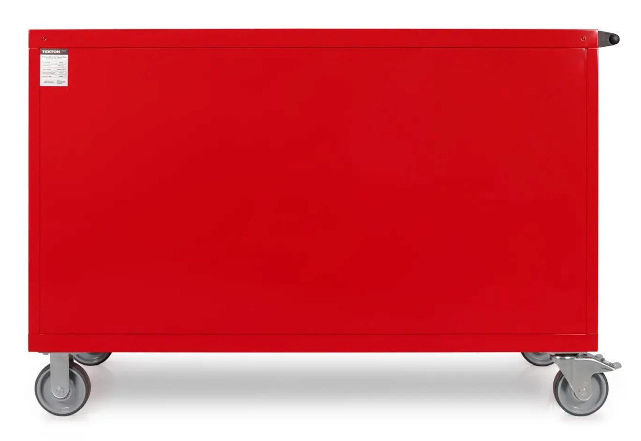 Tekton 11-Drawer 40/60 Split Bank Tool Cabinet, Red (60 W x 27 D x 41.5 H in.) Steel Top w/ Mat (OCL63202-T)