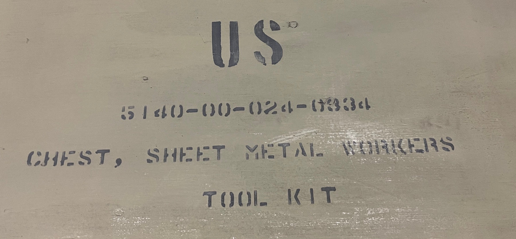 US Made Sheet Metal Worker's Tool Chest (5140-00-024-0334