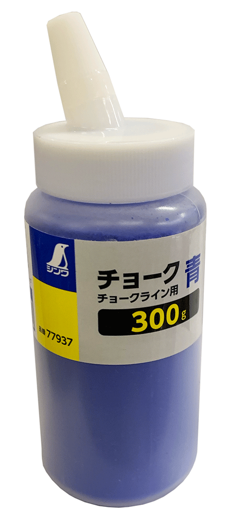 SHINWA 300g Fine Blue Chalk w/ Offset Nozzle (77937)