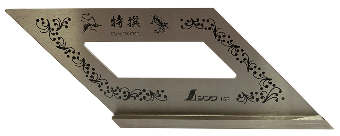 Shinwa Stainless Steel Miter Gauge 45 Degree (62103)