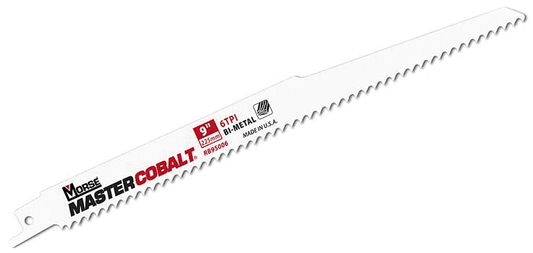MK Morse 9" x .035 x 6tpi Master Cobalt Reciprocating Saw Blade (400169)