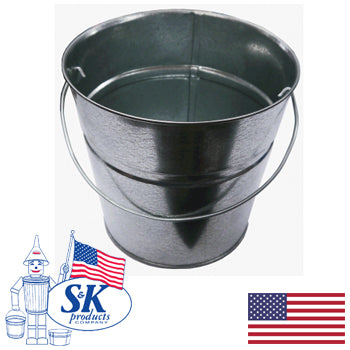 S&K 10 Quart Galvanized Buckets (10100-B)