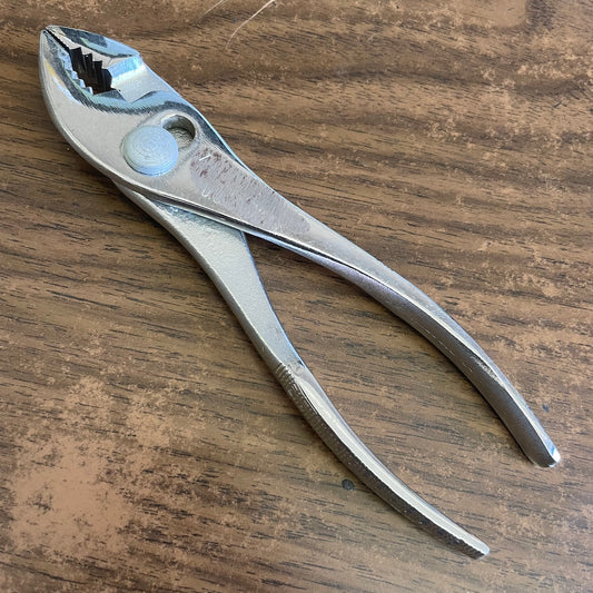 WWII Era 6 1/2" Slip Joint Pliers - Name Removed