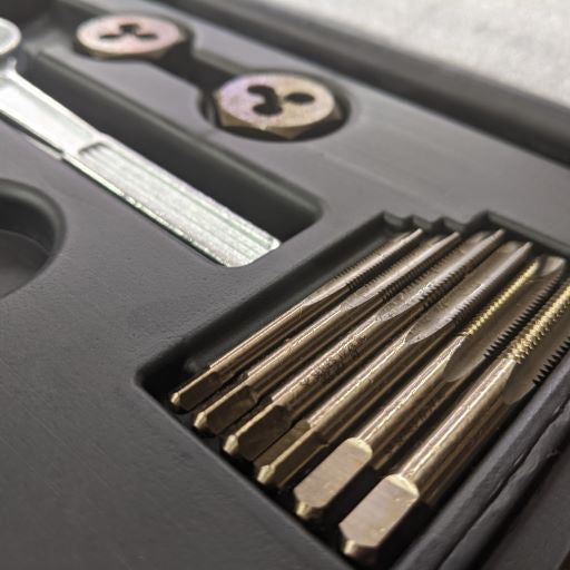 Norseman 15pc Magnum Super Premium Set Spiral Point Plug Taps & Hex Dies (35174)