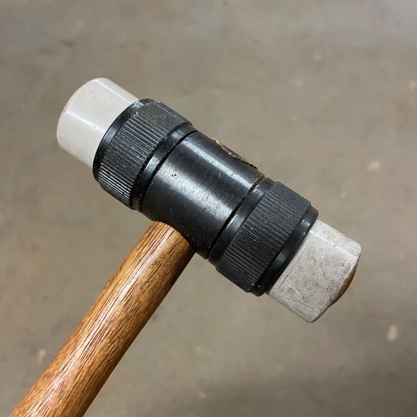 NOS Stanley No.694 Soft Face Hammer 1-1/8" Mallet 14 oz - White