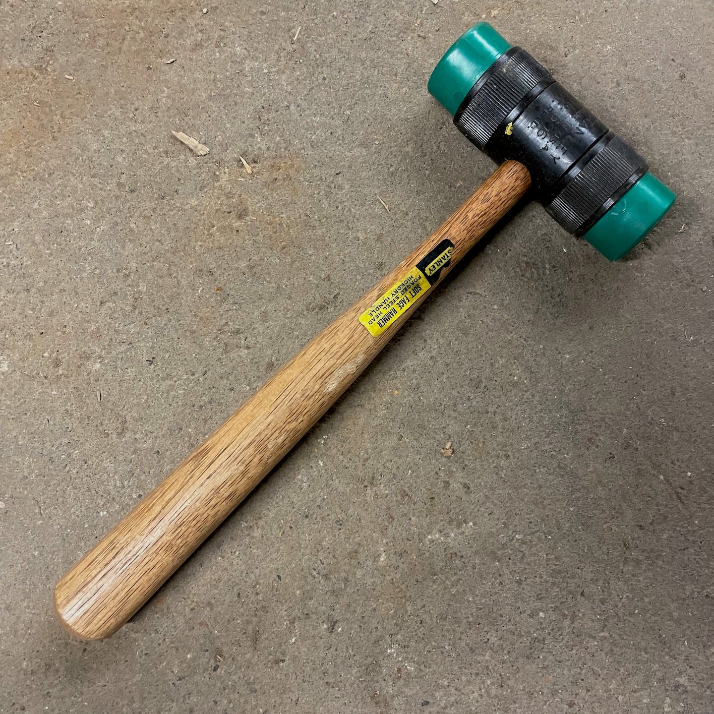 NOS Stanley No. 696 Soft Face Hammer - Green