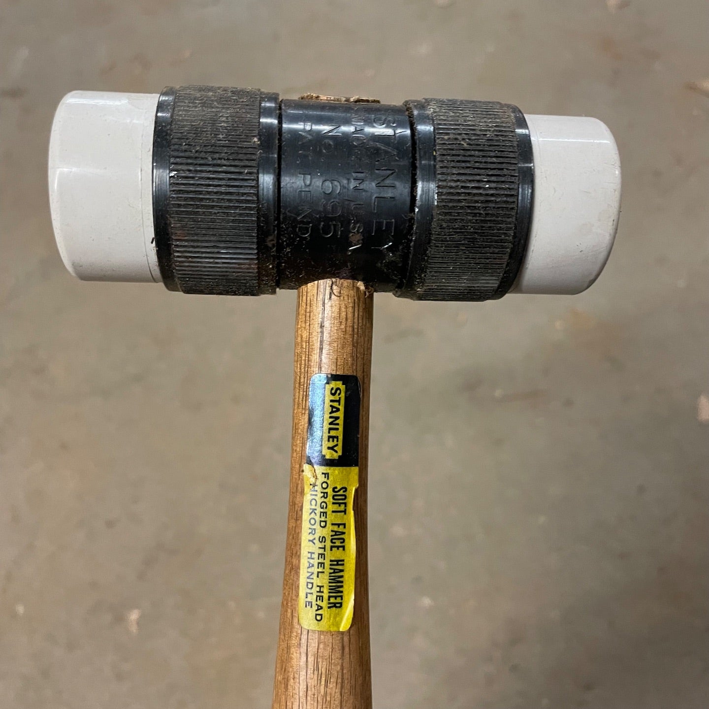 NOS Stanley No.695 Soft Face Hammer - White
