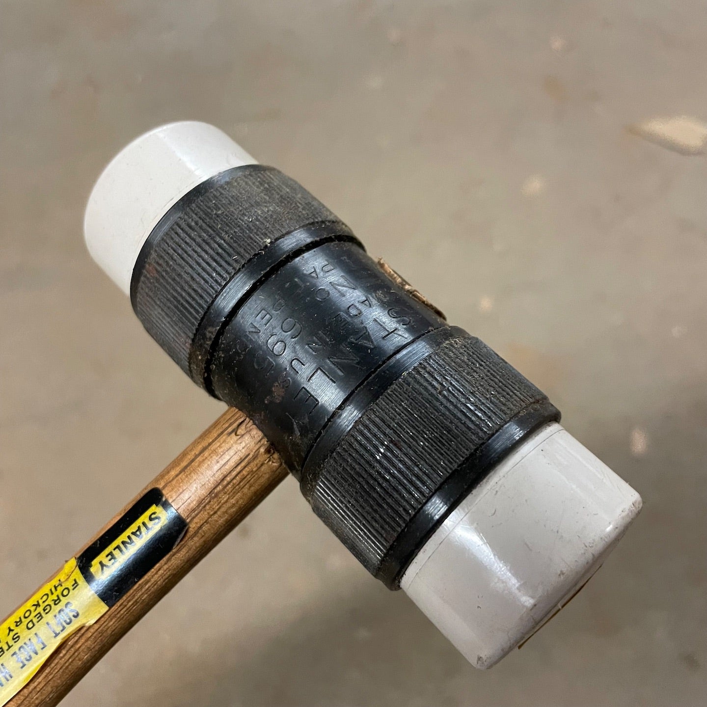NOS Stanley No.695 Soft Face Hammer - White