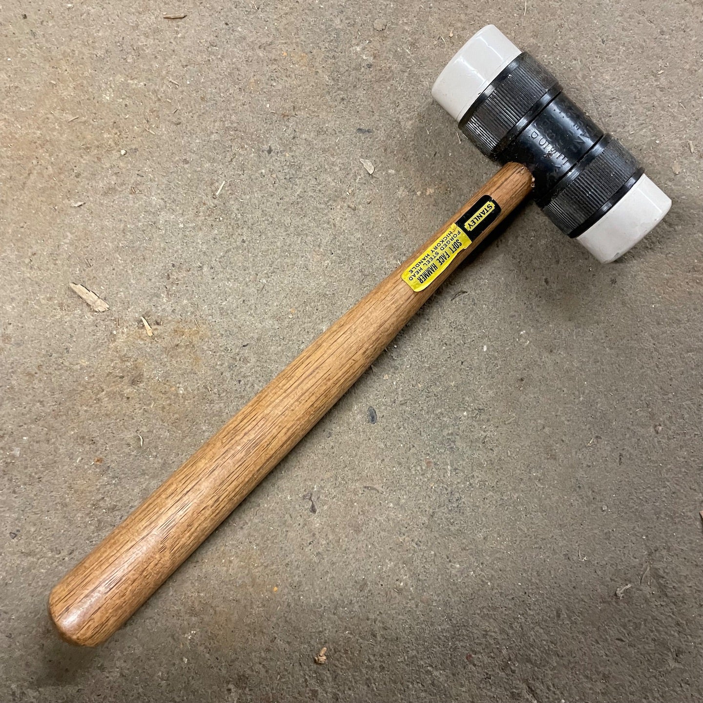 NOS Stanley No.695 Soft Face Hammer - White
