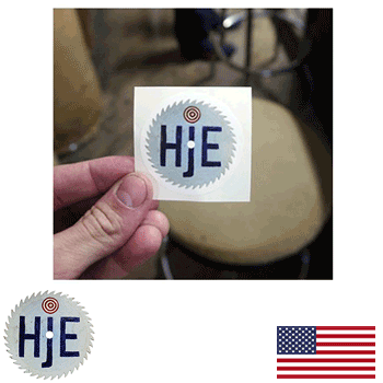 HJE 2" Hard Hat Sticker (STICKER)
