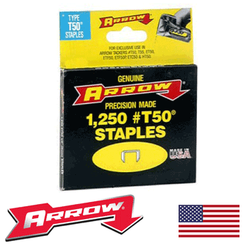 1/4" Arrow T50 Staples (T5014)