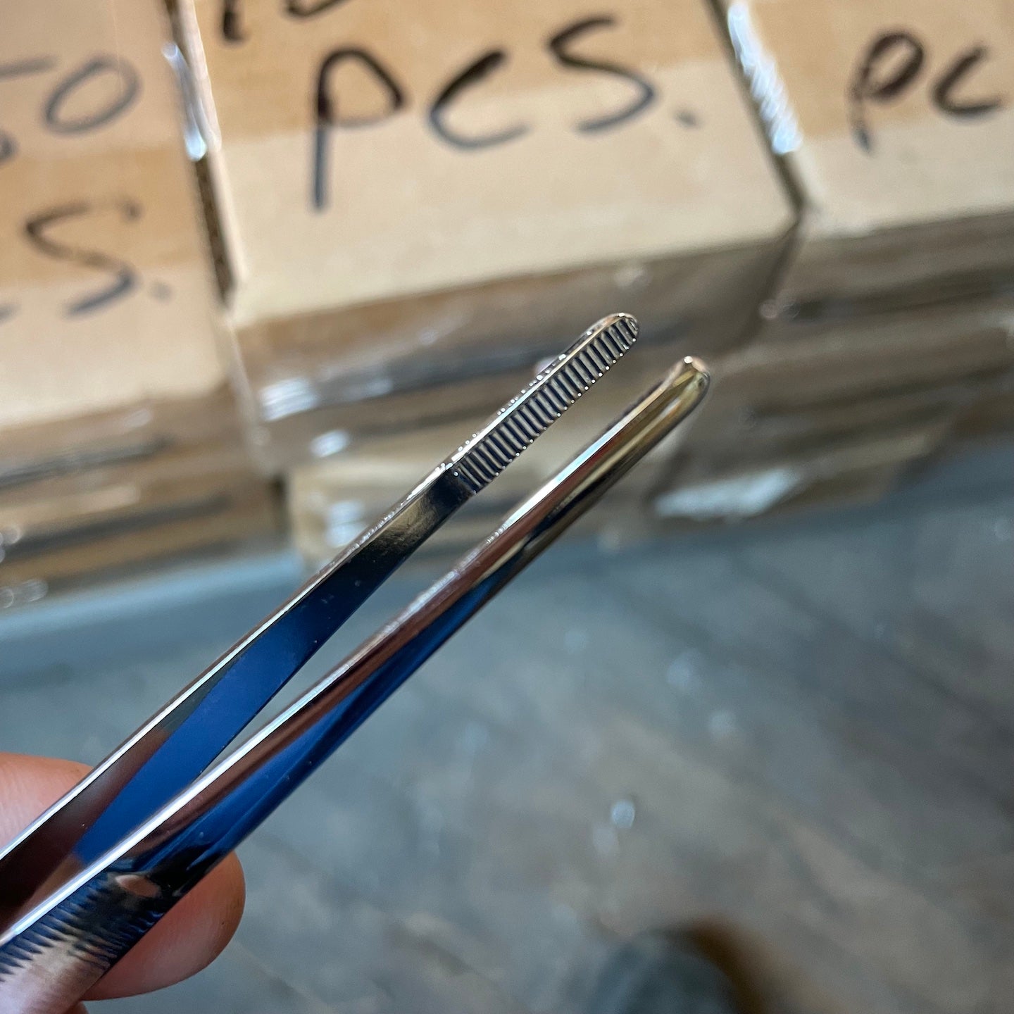 US Made Yankee 5" Serrated Tweezers Unbranded (TW-806)