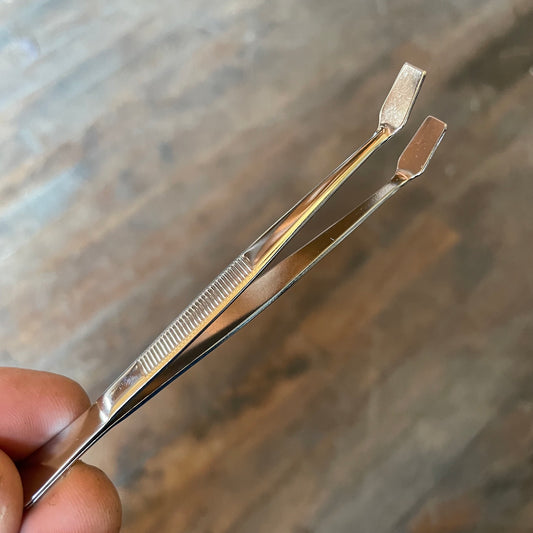 US Made Yankee Curved Paddle Tweezers Unbranded (TW-855U)