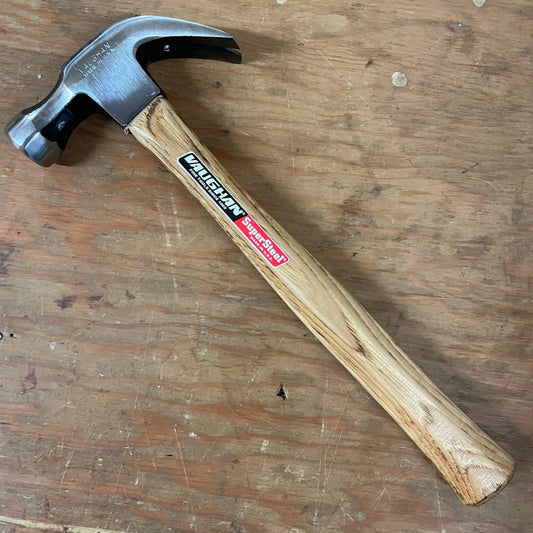 NOS Vaughan 20oz Octagon Wood-Handled Claw Hammer (S20)