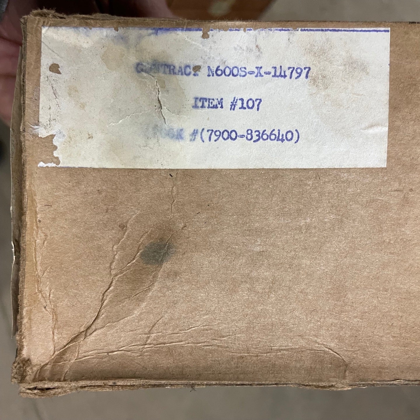 Vlchek NOS WWII Era Box End 1 1/16 x 1 1/8 Wrench