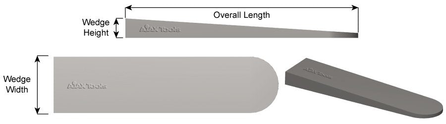 AJAX 1 3/4 x 1 3/4 x 12 wedge (887)