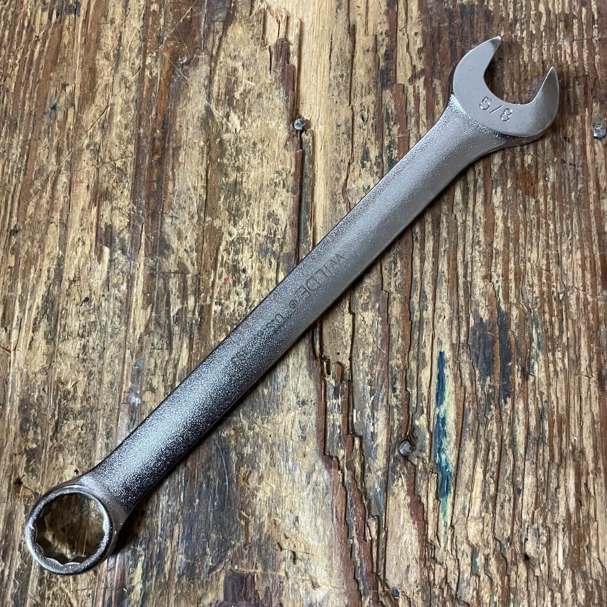 Wilde 5/8" Satin Finish Combination Wrench 12 Point