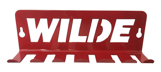 6 Piece Red Metal Pry Bar Rack for Wilde Pry Bars (WILDE-RACK)
