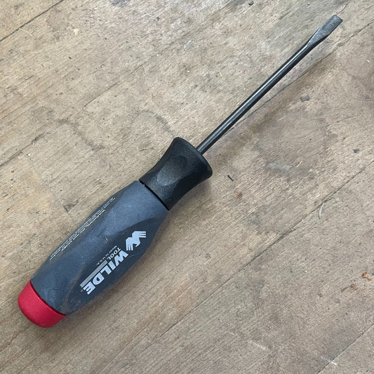 3/16" Wilde Slotted Screwdriver 4" Blade - 8" Overall