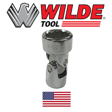 Wilde Tool 11/16" Universal Swivel Socket 3/8 Drive (UNI-1116)