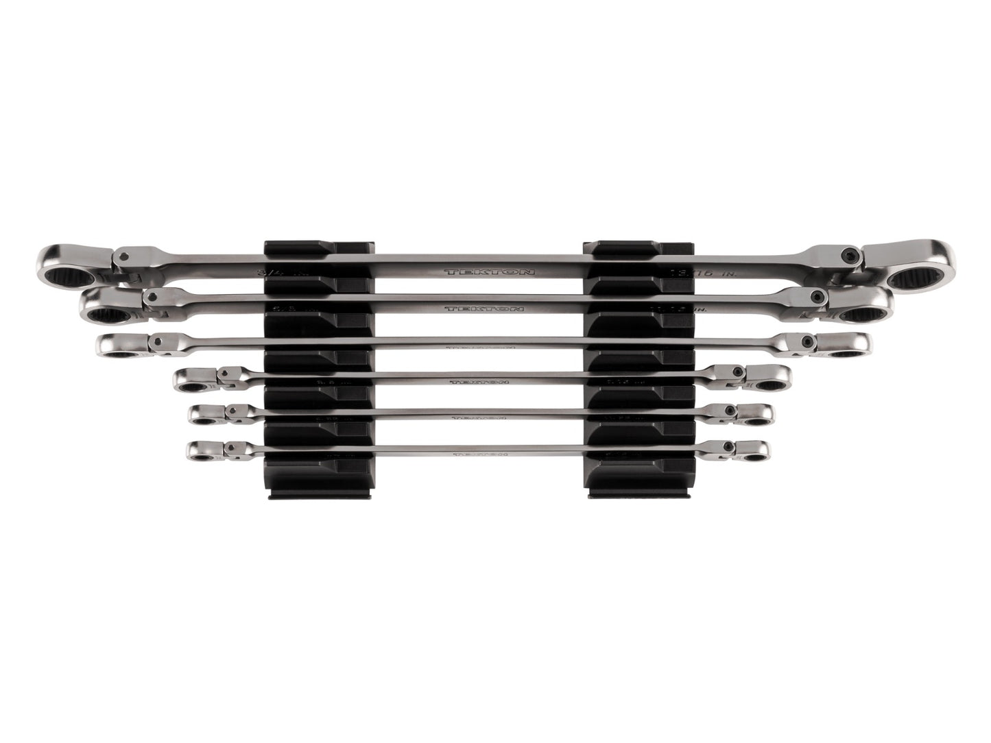 Tekton Long Flex Head Ratcheting Box End Wrench Set (1/4-13/16 in.) WRB96300