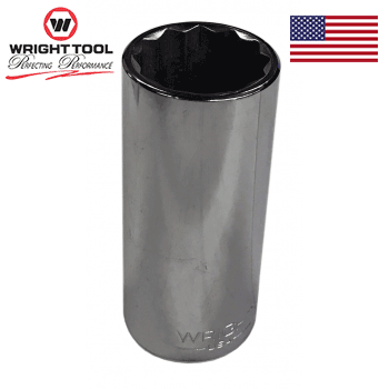 1/2" Dr. Wright 1/2" - 12 Point Deep Socket #4616 (4616WR)