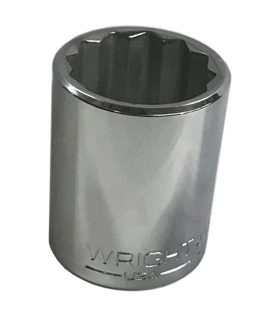 1/2" Dr. Wright 1" - 12 Point Standard Socket #4132 (4132WR)