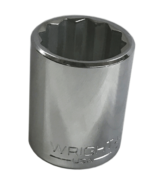 1/2" Dr. Wright 1-1/4" - 12 Point Standard Socket #4140 (4140WR)