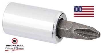 #1 - 1/4" Dr. Phillips Screwdriver Bit & Socket (2265WR)