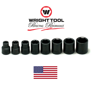 8 Pc. 3/8" Dr. Wright #313 Impact Socket Set 5/16" - 3/4"  (313WR)