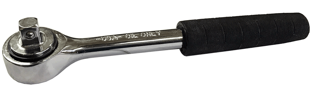 3/8" Drive Wright Ratchet #3400 7-1/32" Nitrile Grip Handle (3400WR)
