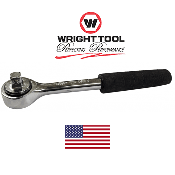 3/8" Drive Wright Ratchet #3400 7-1/32" Nitrile Grip Handle (3400WR)