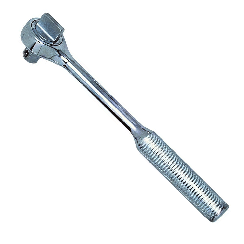 3/8" Dr. Wright 7" Raised Cap Linesman Ratchet - Knurled Handle #3433 (3433WR)