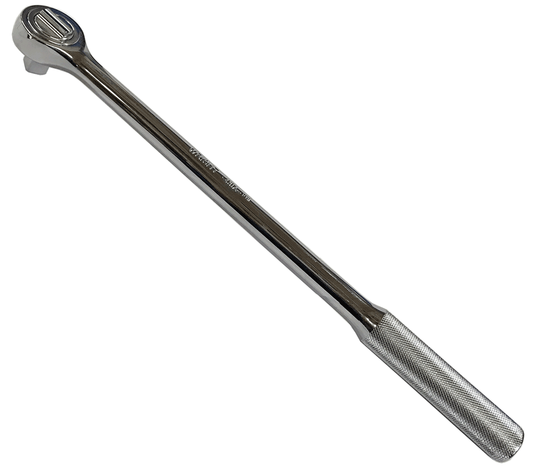 1/2" Drive Wright Tool #4425 Long Knurled Grip Double Pawl Ratchet  (4425WR)