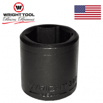 3/8" Dr. Wright 9mm 6 Pt. Std. Impact Metric Socket (38-09MMWR)