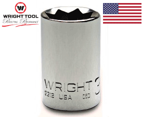 Wright 1/4" - Special 8 Point Standard Socket 1/4" Drive #2308 (2308WR)