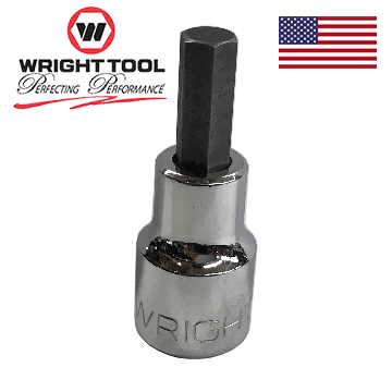 7/16" - 1/2" Dr. Wright Hex Type Socket w/ Bit #4214 (4214WR)