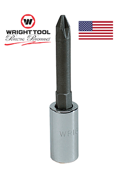 #2 - 1/4" Dr. Long Phillips Screwdriver Bit & Socket (9203WR)