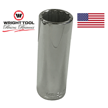 15mm 3/8" Dr. 12 Pt. Deep Metric Socket (36-15MMWR)