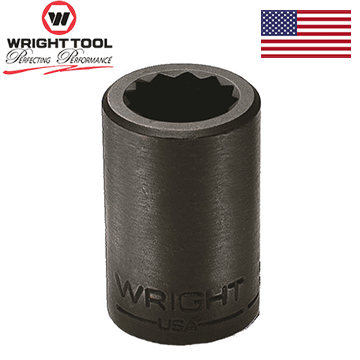 1/2" - 1/2" Dr. 12 Pt. Std. Impact Socket (4866WR)
