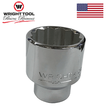 Wright 17MM - 1/2 Dr. 12 Point Metric Socket #41-17MM (41-17MMWR)