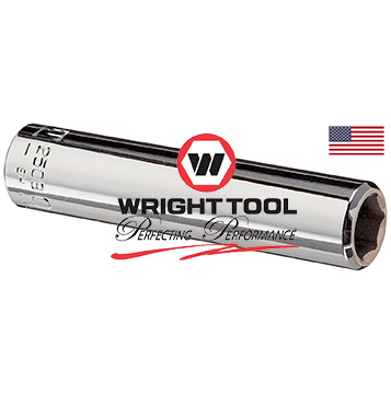 Wright 9/32" 6 Point Deep 1/4" Drive Socket #2509 (2509WR)