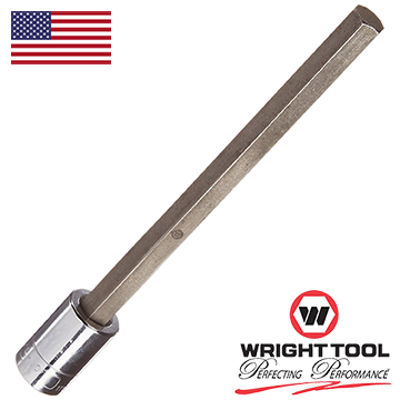 7/32" - 3/8" Dr. Hex Bit Socket - Long Length (32L07WR)